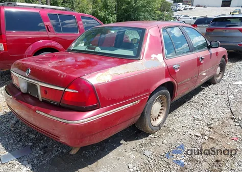 1998 Mercury Grand Marquis из США, поврежденный, VIN 2MEFM75W6WX661366